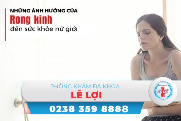 Những ảnh hưởng của rong kinh đến sức khỏe nữ giới